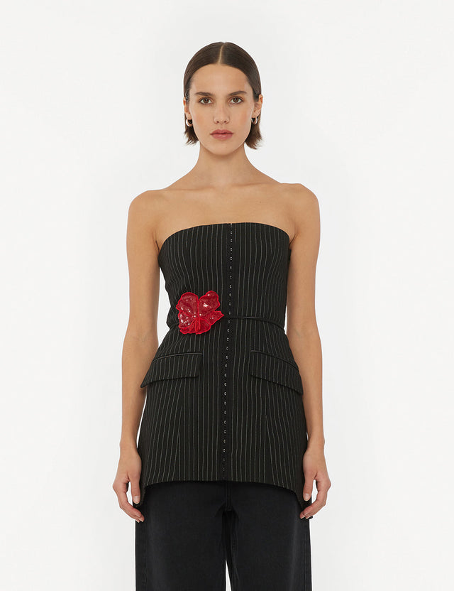 ROTATE Birger Christensen - Stretchy Strapless Top