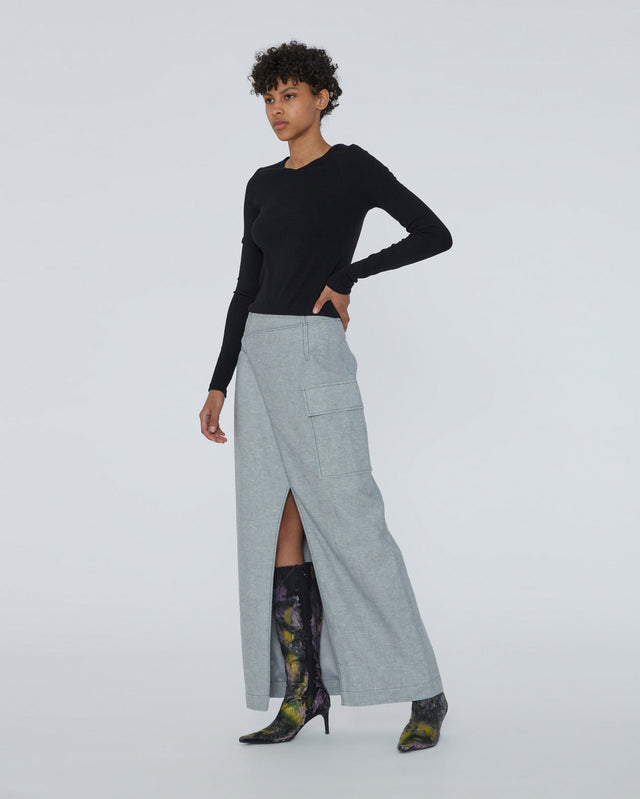 REMAIN Birger Christensen - Maxi Wrap Skirt