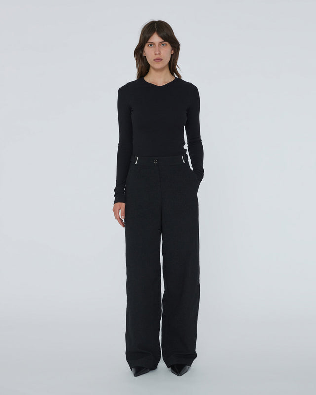 REMAIN Birger Christensen - Wide Pants With Belt