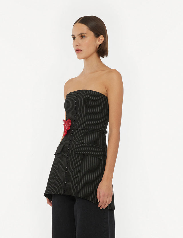 ROTATE Birger Christensen - Stretchy Strapless Top