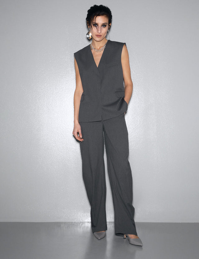 REMAIN Birger Christensen - Curved Leg Pants