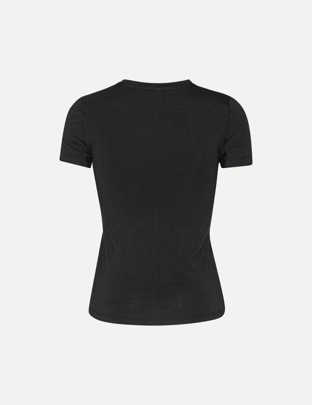 ROTATE Birger Christensen - Fitted Twisted T-Shirt