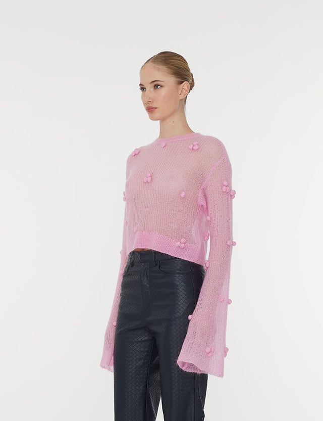 ROTATE Birger Christensen - Light Knit Ls Sweater