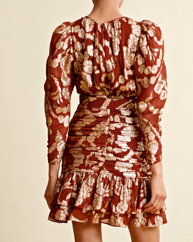 byTiMo - Brocade Georgette Mini Dress