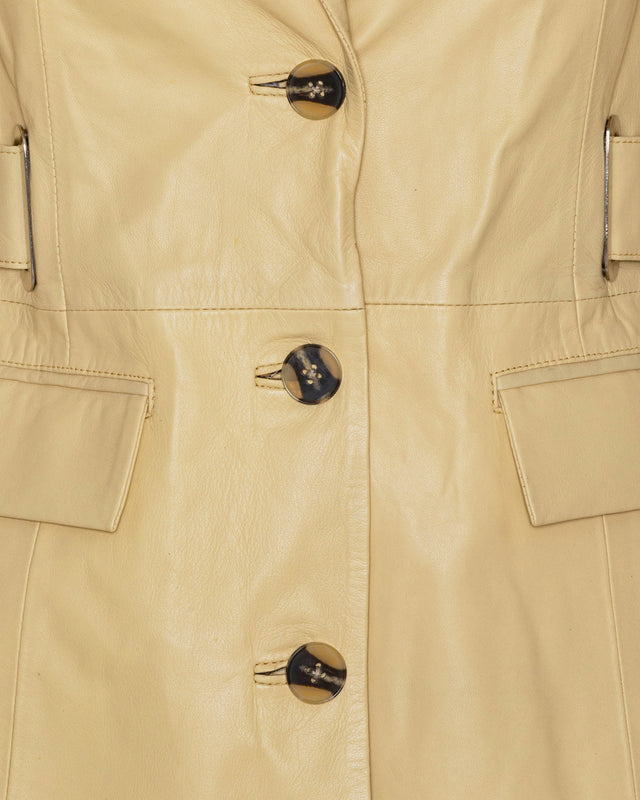 REMAIN Birger Christensen - Slim Leather Blazer