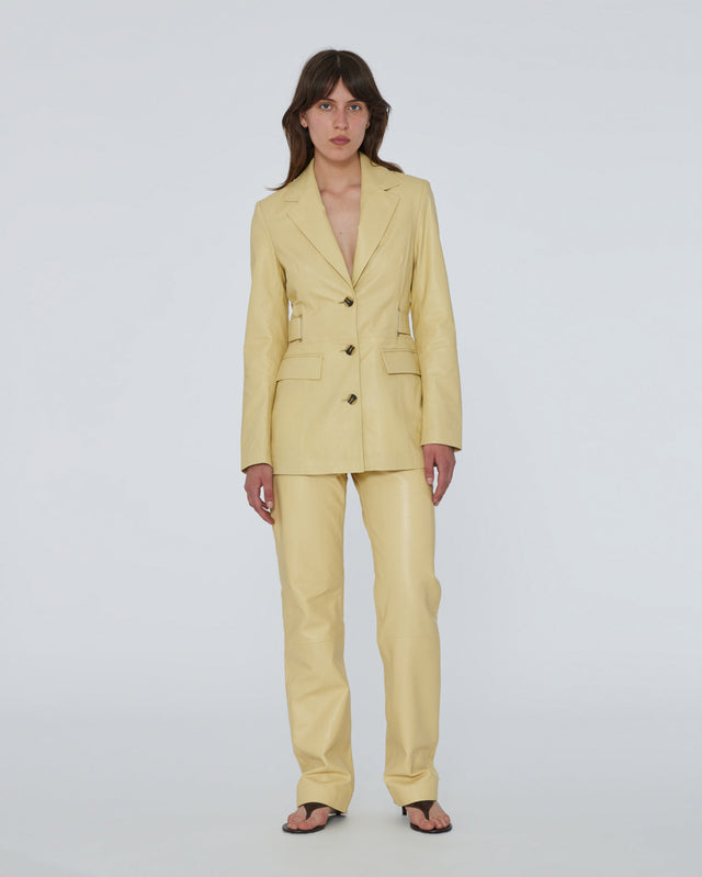 REMAIN Birger Christensen - Straight Leather Pants