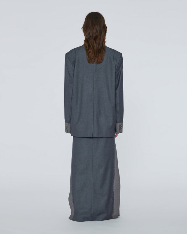 REMAIN Birger Christensen - Two Color Maxi Skirt