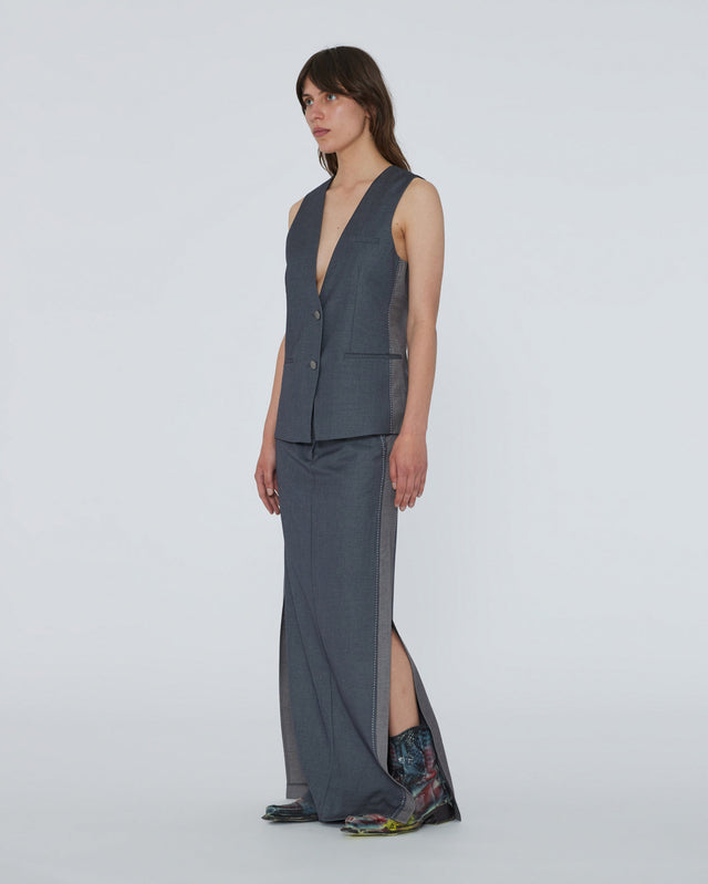 REMAIN Birger Christensen - Two Color Vest