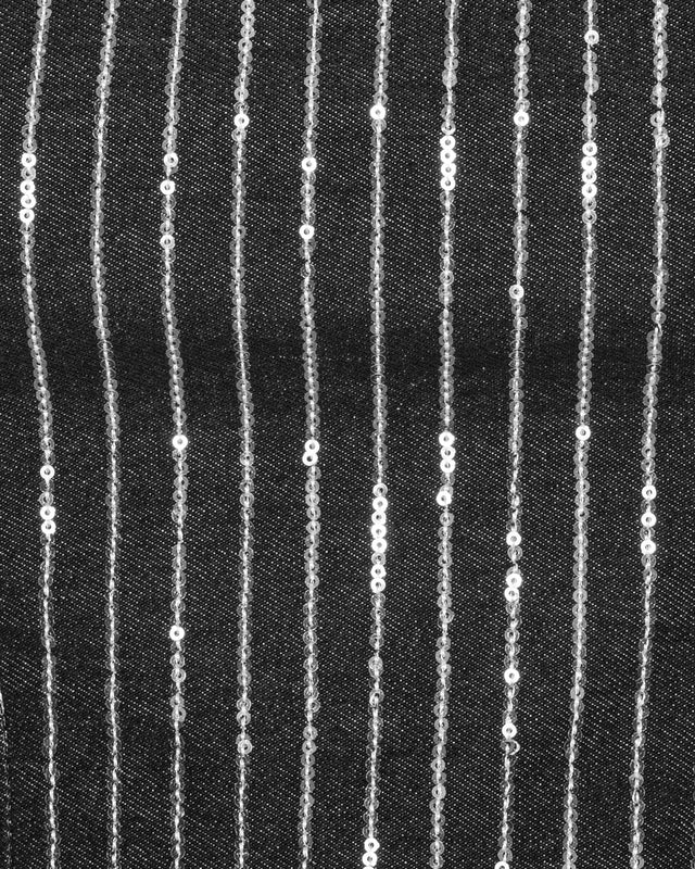 ROTATE Birger Christensen - Sequin Twill Crop Top