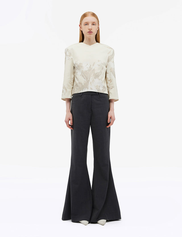 REMAIN Birger Christensen - Floral Cropped Top