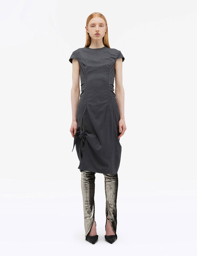 REMAIN Birger Christensen - Knotted Suiting Dress