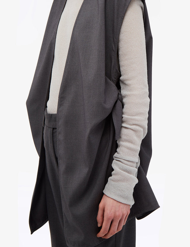 REMAIN Birger Christensen - Oversize Knot Detail Vest