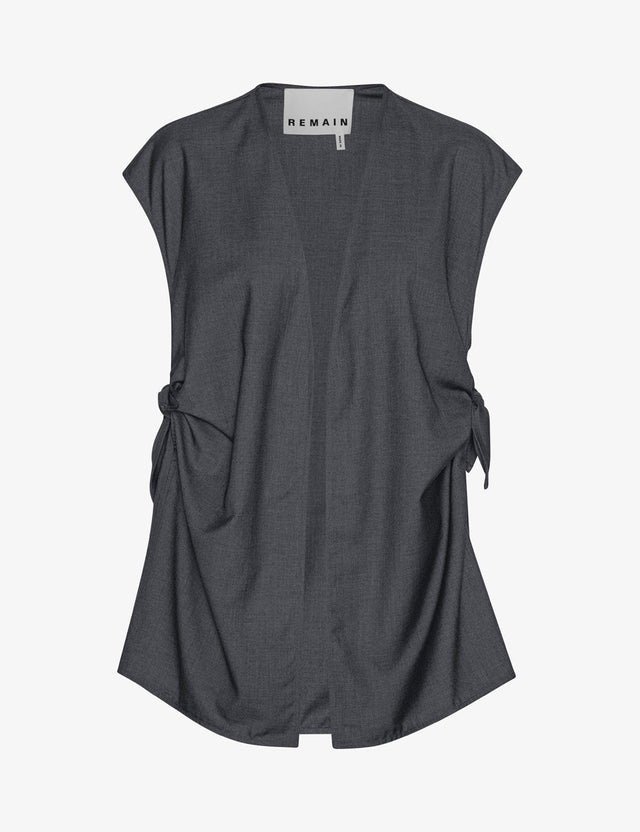 REMAIN Birger Christensen - Oversize Knot Detail Vest